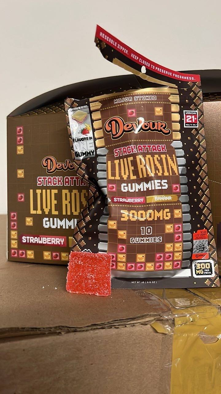 Devour 3000mg Live Rosin Gummies