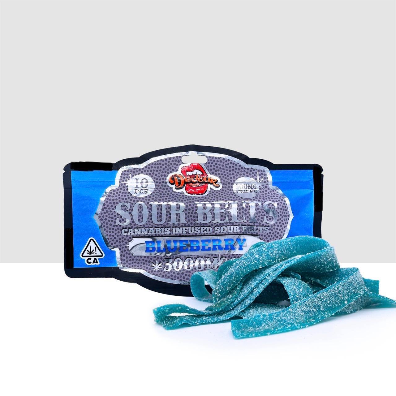DEVOUR 3000MG SOUR BELTS GUMMIES