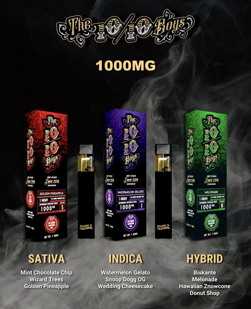 1010 Boys 1G Disposable UK